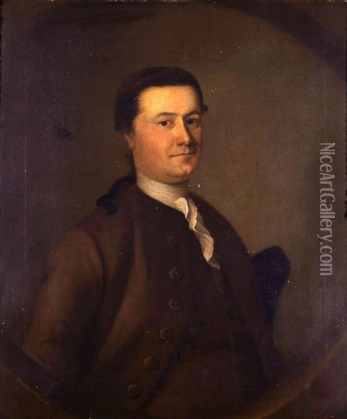 Portrait Of Thomas Amory Oil Painting - Joseph Blackburn