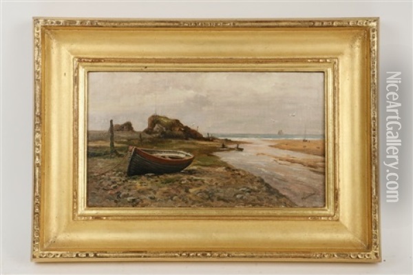 Bude, North Cornwall Oil Painting - Frederick Golden Short