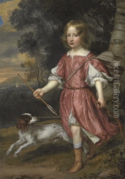 Portrait Of A Boy, Traditionally Identified As Charles Lennox, Duke Of Richmond Oil Painting - Jan Mytens