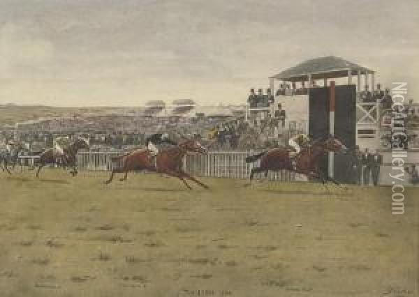 The Derby Oil Painting - Isaac Cullin