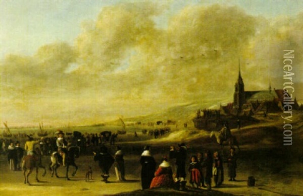Flottan Anlander Oil Painting - Cornelis de Bie