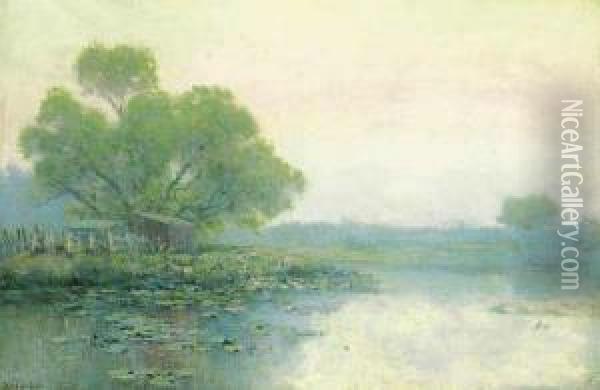 Morning On The Pond Oil Painting - Julian Onderdonk