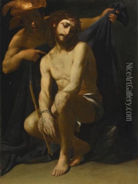 The Mocking Of Christ Oil Painting - Antonio De Bellis