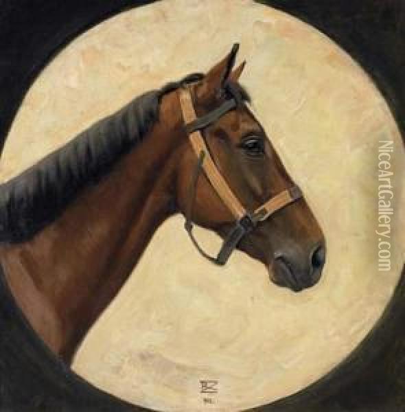 Horse Portrait Oil Painting - Rufus Fairchild Zogbaum