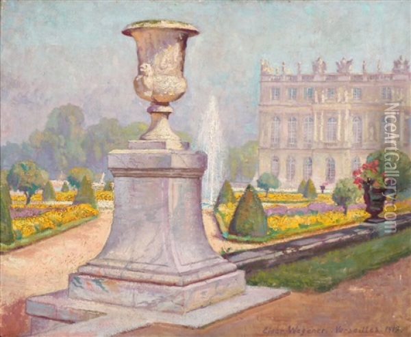 View From Versailles Oil Painting - Einar Wegener