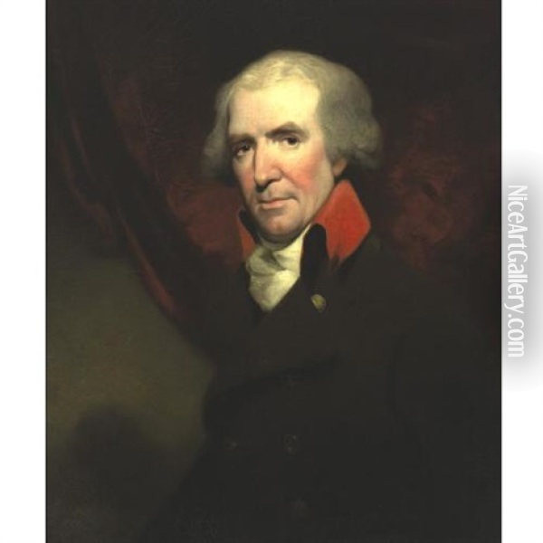 Portrait Of A Gentleman Oil Painting - Sir John Hoppner