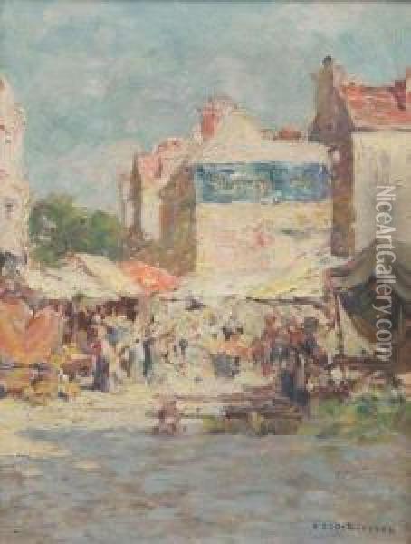 Marche En Normandie Oil Painting - Georges Roussel