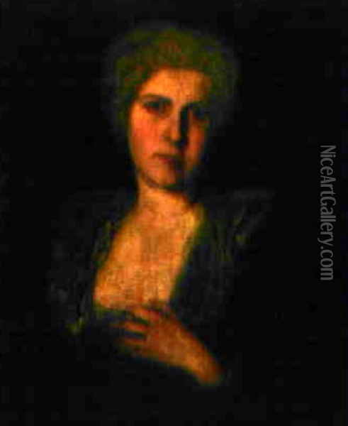 Portrat Einer Dame Oil Painting - Franz Bohumil Doubek