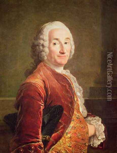 Louis Francois Armand de Vignerot du Plessis 1696-1788 Duke of Richelieu Oil Painting - Louis Tocque