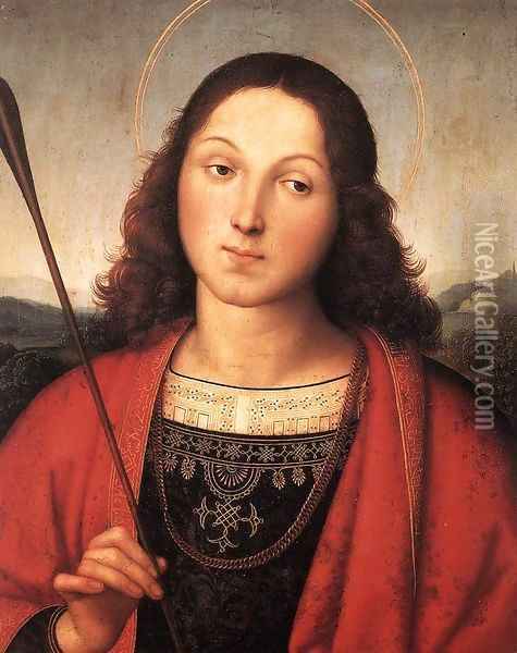 St Sebastian 2 Oil Painting - Raffaelo Sanzio