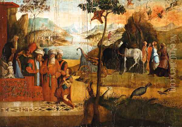 The Fall of Phaeton Oil Painting - Vittore Carpaccio