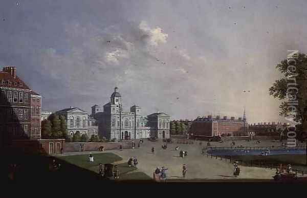 The Horse Guards Parade Westminster Oil Painting - William James