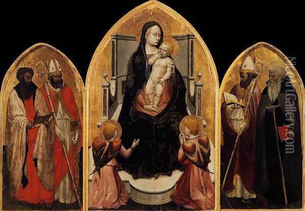 San Giovenale Triptych 1422 Oil Painting - Masaccio (Tommaso di Giovanni)