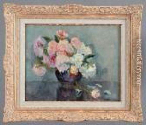 Bouquet De Fleurs Oil Painting - Robert Antoine Pinchon