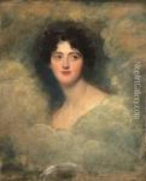 Portrait Of Charlotte, Lady Webster Oil Painting - Sir Thomas Lawrence