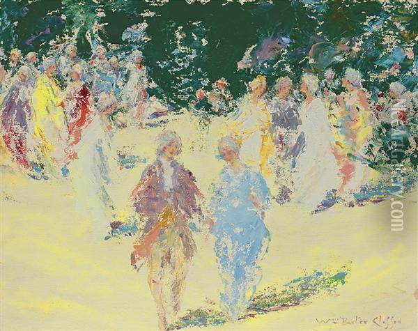 The Outdoor Costume Party Oil Painting - William Baxter Palmer Closson