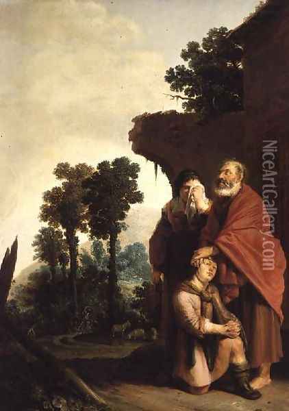 The Prodigal Son Oil Painting - Salomon de Bray