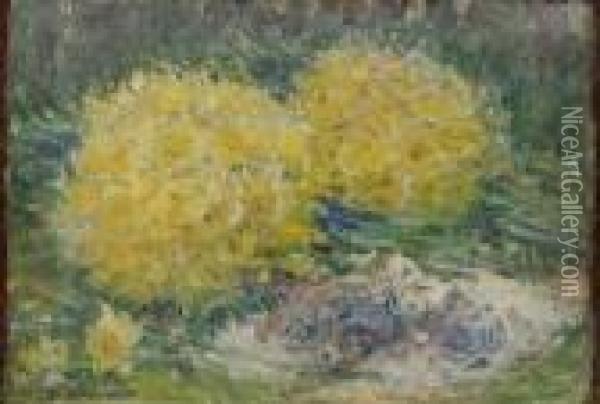 Les Bouquets De Jonquilles Oil Painting - Ernest Quost