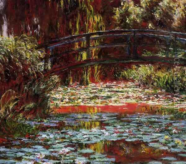 The Bridge over the Water-Lily Pond 1900 Oil Painting - Claude Oscar Monet