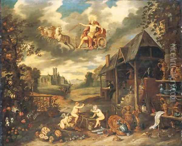 An Allegory of Peace Oil Painting - Jan Brueghel the Younger