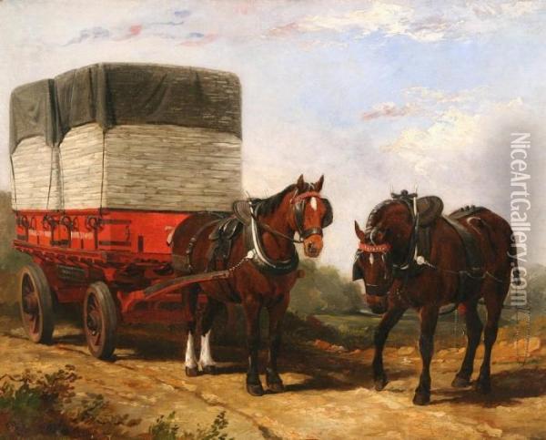 A Heavy Load Oil Painting - Arthur Fitzwilliam Tait