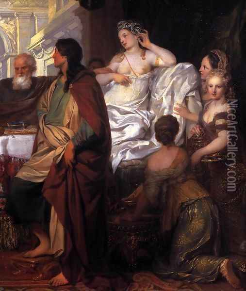 Cleopatra's Banquet (detail) Oil Painting - Gerard de Lairesse