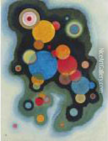 Vertiefte Regung Oil Painting - Wassily Kandinsky