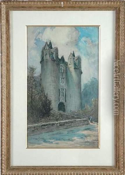 Chateau De Montreuil-bellay Oil Painting - Frank Myers Boggs
