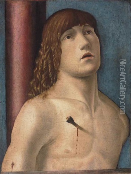 Saint Sebastian Oil Painting - Antonello da Messina