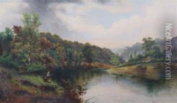 Oil On Canvas Oil Painting - George Willoughby Maynard