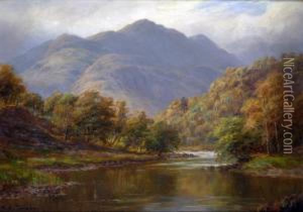 Perthshire Oil Painting - William Lakin Turner