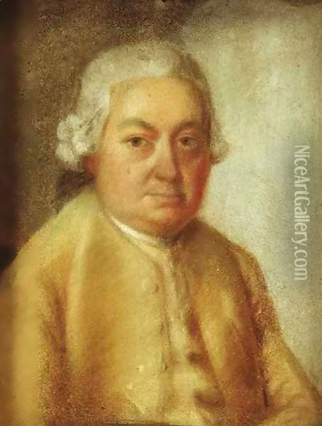 Portrait of Carl Philipp Emanuel Bach Oil Painting - Johann Philipp Bach