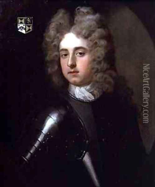 Portrait of John Shorter of Bybrook Kent 1684-1746 elder brother of Catherine Lady Walpole Oil Painting - Michael Dahl