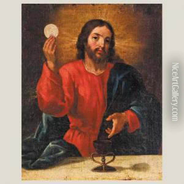 Cristo Eucaristico Oil Painting - Francisco Ribalta