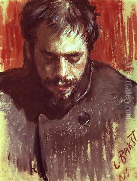 Portrait of Alexander Benois (1870-1960) 1894 Oil Painting - Leon Samoilovitch Bakst