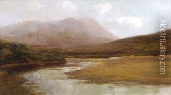 Lake Landscape Oil Painting - Alexander Williams
