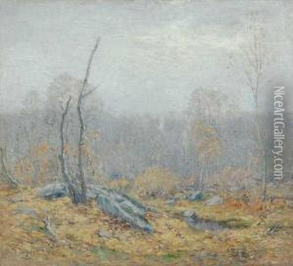 ''wooded Grove'' Oil Painting - Wilson Henry Irvine