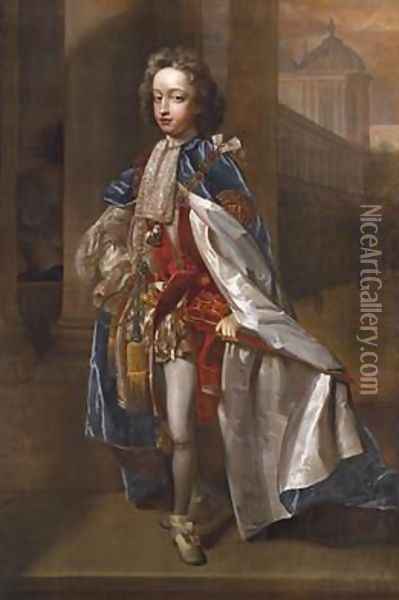 Portrait of Prince William of Gloucester Oil Painting - Edmund Lilly