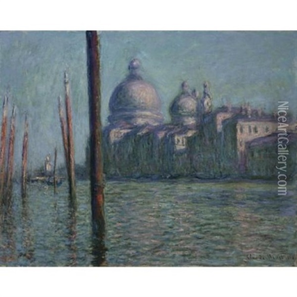 Le Grand Canal Oil Painting - Claude Monet