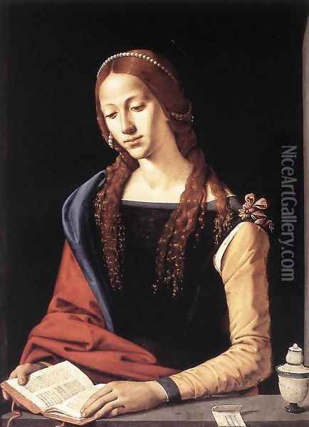 St Mary Magdalene 1490s Oil Painting - Piero Di Cosimo