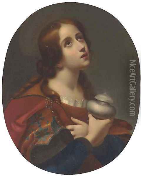 The Penitent Magdalen 7 Oil Painting - Carlo Dolci