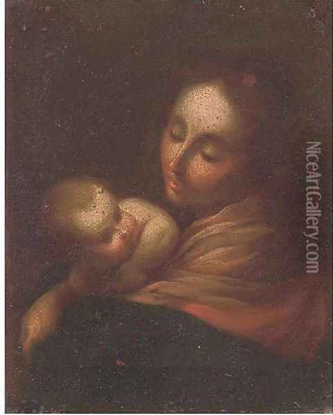 The Madonna and Child 2 Oil Painting - Francesco Solimena
