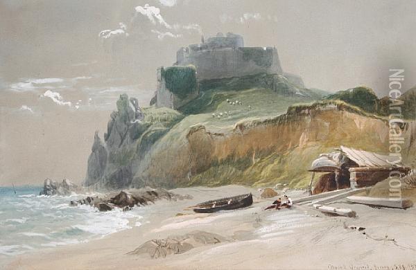 Mount Orgueil, Jersey Oil Painting - Samuel Jackson
