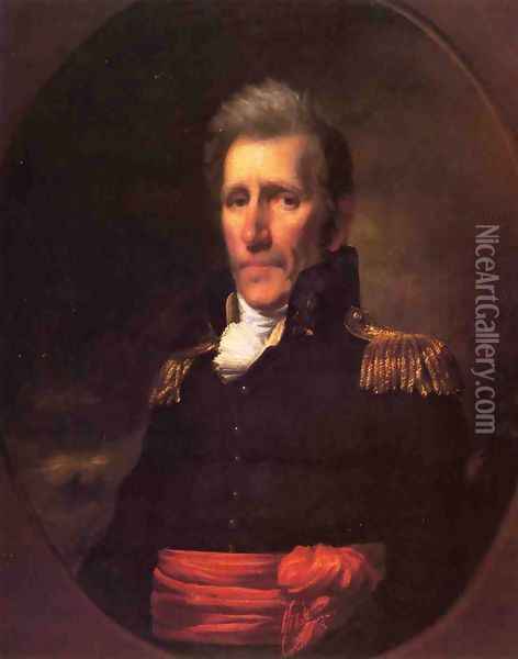 Major General Andrew Jackson Oil Painting - Samuel Lovett Waldo
