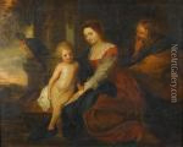 The Holy Family Oil Painting - Peter Paul Rubens