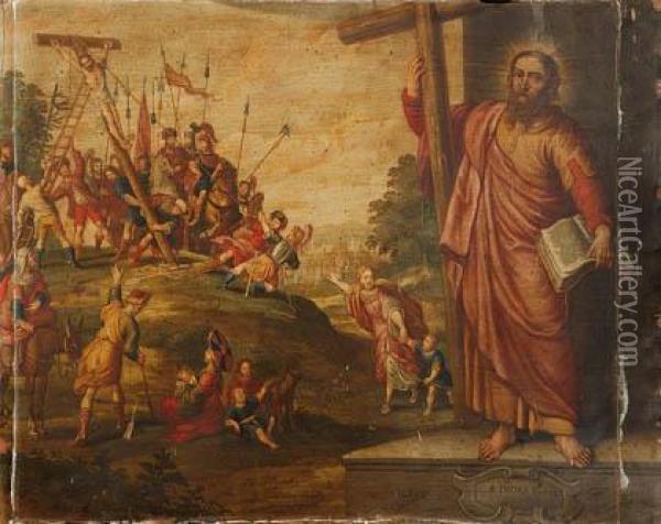 San Judas Tadeo Oil Painting - Peeter Sion