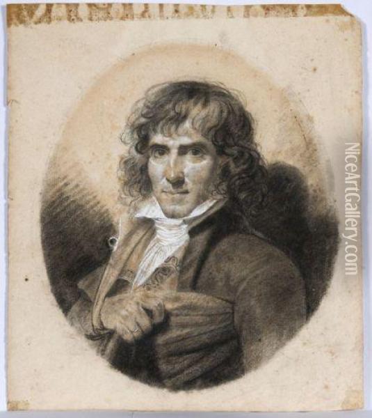 Portrait Du Sculpteur Joseph Chinard Oil Painting - Jean Baptiste Isabey