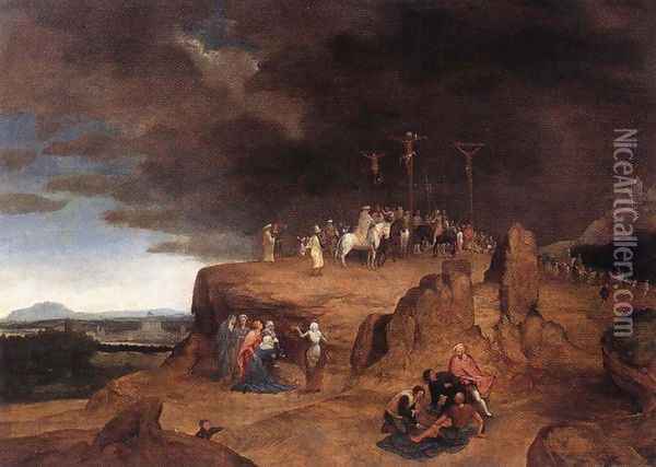 Crucifixion Oil Painting - Cornelis Massys