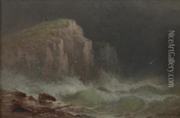 Grand Manan Coast Oil Painting - Charles Henry Gifford