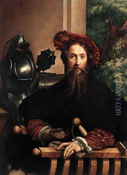 Gian Galeazzo Sanvitale, Count of Fontanellato 1524 Oil Painting - Girolamo Francesco Maria Mazzola (Parmigianino)